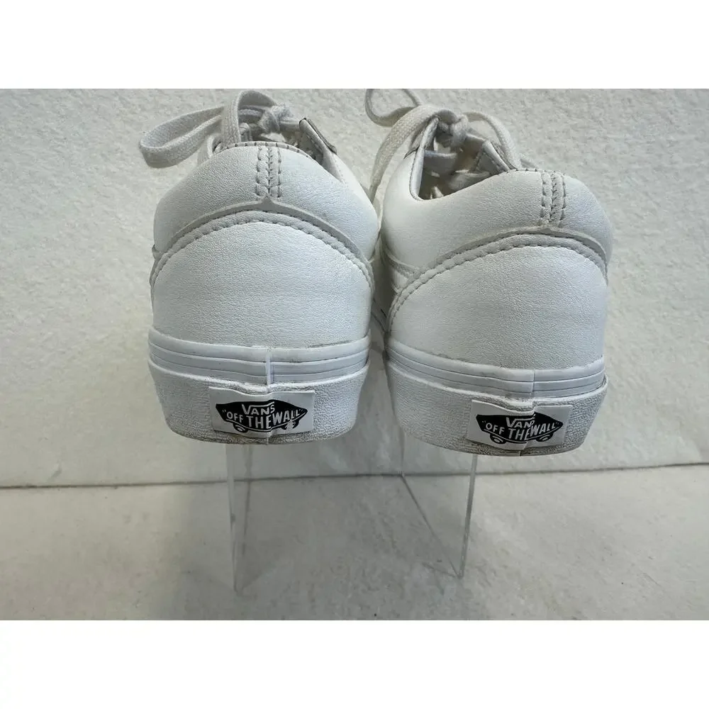 VANS Old Skool Leather Lowtop Sneaker Women's SZ 6.5 Men's SZ 5.0 Skatelife